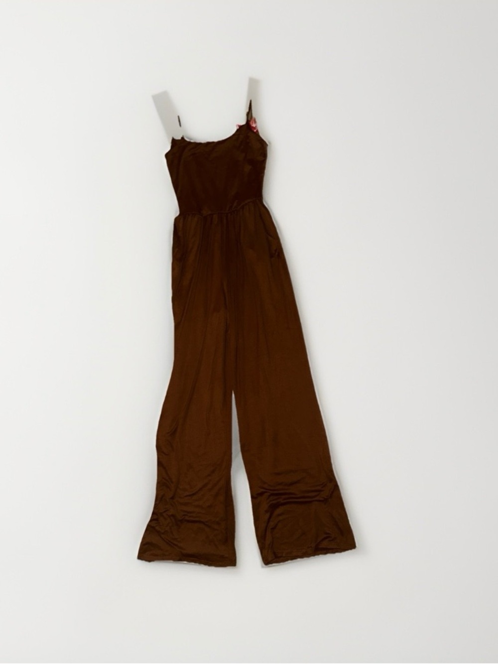 Heart Hips Brown Wide-Leg Jumpsuit